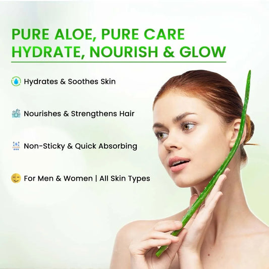 Niramayu Kasturi Haldi Powder 100g and Aloe Vera Gel 300g Skin Care Combo