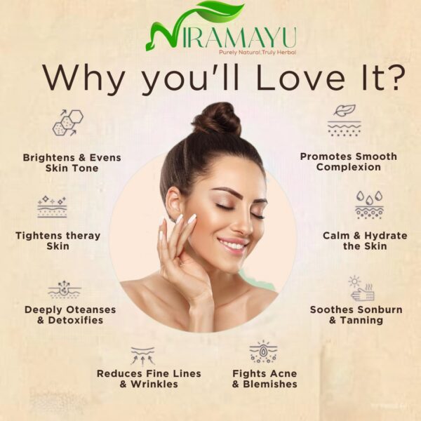 Sandalwood & Multani Mitti Powder Face pack Combo - Image 7