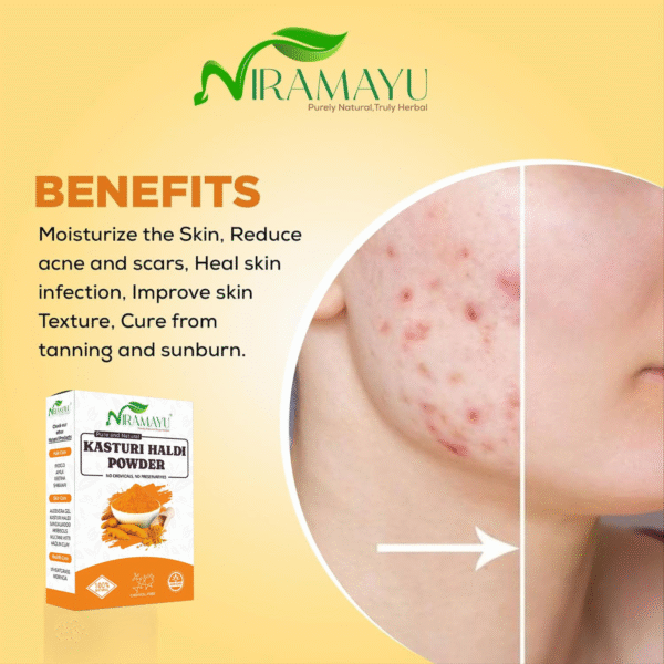 benefits of kasturi haldi powder