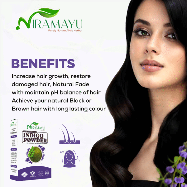 Benefits of indigo powder
