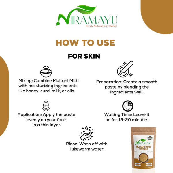 Sandalwood & Multani Mitti Powder Face pack Combo - Image 6