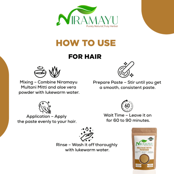 Sandalwood & Multani Mitti Powder Face pack Combo - Image 4